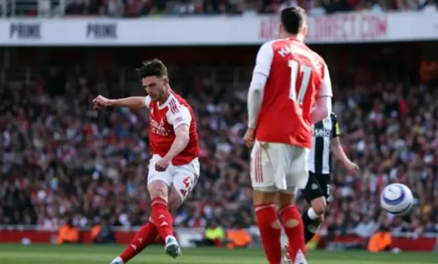 Arsenal vượt qua Newcastle 1-0 nhờ màn trình diễn xuất sắc của Declan Rice