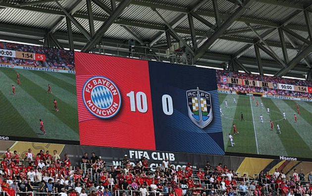 Bayern Munich tạo nên lịch sử tại Club World Cup với chiến thắng kỷ lục 10-0 trước Auckland City